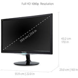 ViewSonic 24 Inch 2ms 60Hz Gaming Monitor with HDMI DVI/ VGA