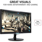 ViewSonic 24 Inch 2ms 60Hz Gaming Monitor with HDMI DVI/ VGA