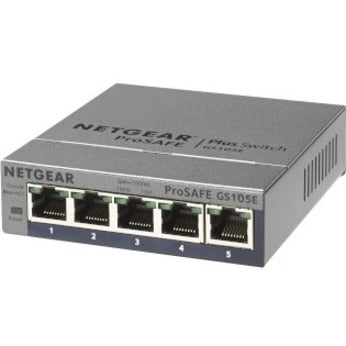 Netgear ProSafe Plus Switch, 5-Port Gigabit Ethernet