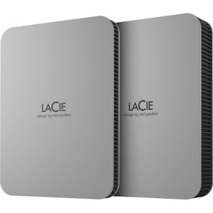 LaCie STLP1000400 1 TB Portable Hard Drive - External - Silver