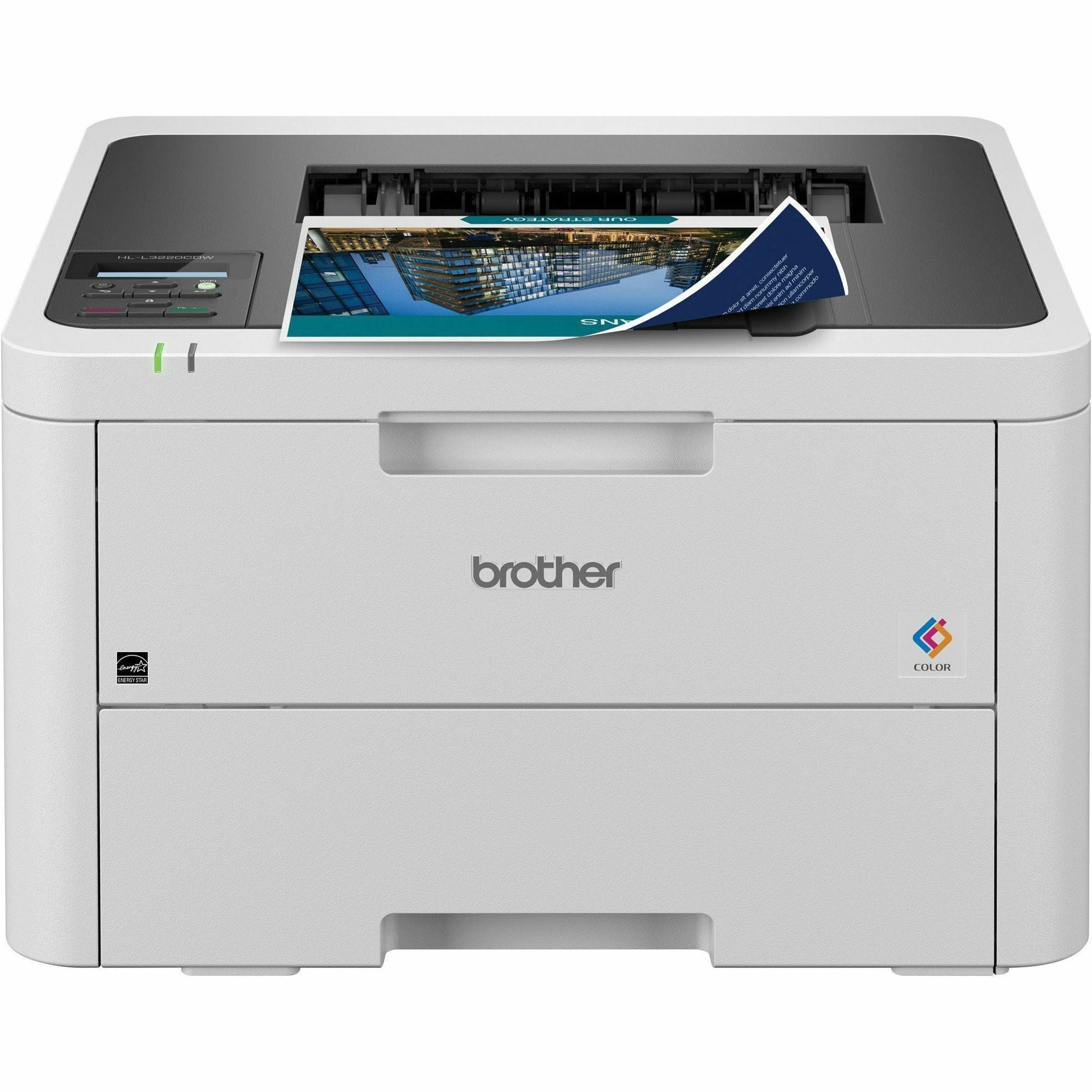 Brother HL-L3220CDW Wireless Compact Duplex Printer with Mobile Device Printing