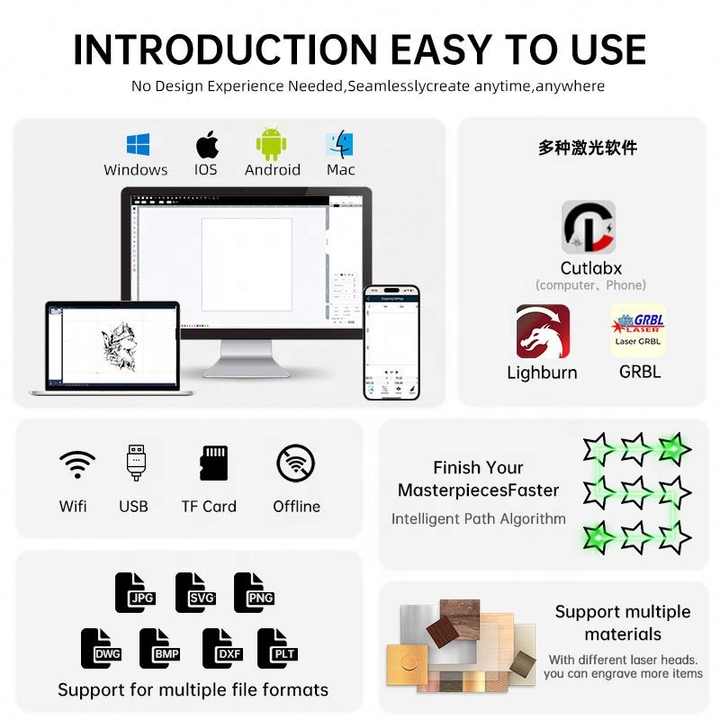 All In One Portable Laser Engraving Machine