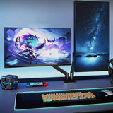 17"–32" Rotatable Adjustable Dual Monitor & Laptop Stand – Lift & Tilt LCD Arm