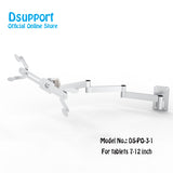 Full Motion Tablet Holder – 7–12" Wall, Ceiling & Desk Mount Metal Bracket