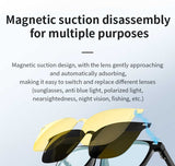 Smart Camera Glasses with Magnetic Charging