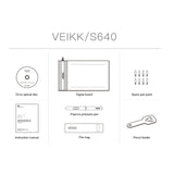 VEIKK S640 Drawing Graphic Tablet 6x4 inch