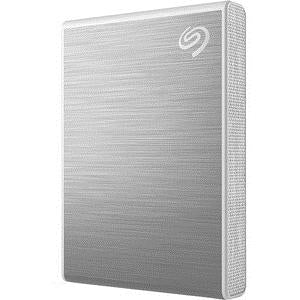 Seagate One Touch 1TB External SSD – 2.5" SATA, Silver