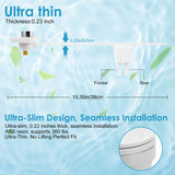 Ultra-Slim Bidet Attachment for Toilet Non-Electric Dual Nozzle Bidet - LIVINGbasics