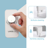 Ultra-Slim Bidet Attachment for Toilet Non-Electric Dual Nozzle Bidet - LIVINGbasics