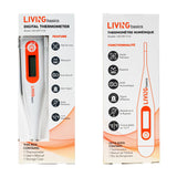 Digital Medical Thermometer, Oral/ Rectal Thermometer for Infant and Adult fever - LIVINGbasics