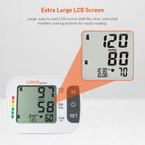 Blood Pressure Monitor Arm-Type Fully Automatic Digital LCD Screen With Big buttons - LIVINGbasics