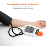 Blood Pressure Monitor Arm-Type Fully Automatic Digital LCD Screen With Big buttons - LIVINGbasics