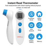 Infrared Forehead Thermometer for Adult and Kids Non Touch Digital Medical,1 pack - LIVINGbasics