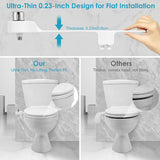 Toilet Bidet Non-Electric Self-Cleaning Dual Nozzle Bidet for Toilet Ultra-Thin Design-LIVINGbasics